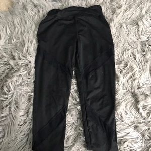 Women's leggings with mesh size small